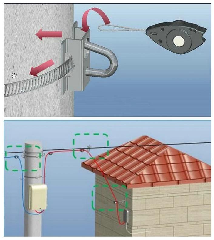ABS Plastic FTTH Clamp Fish with Hot Selling
