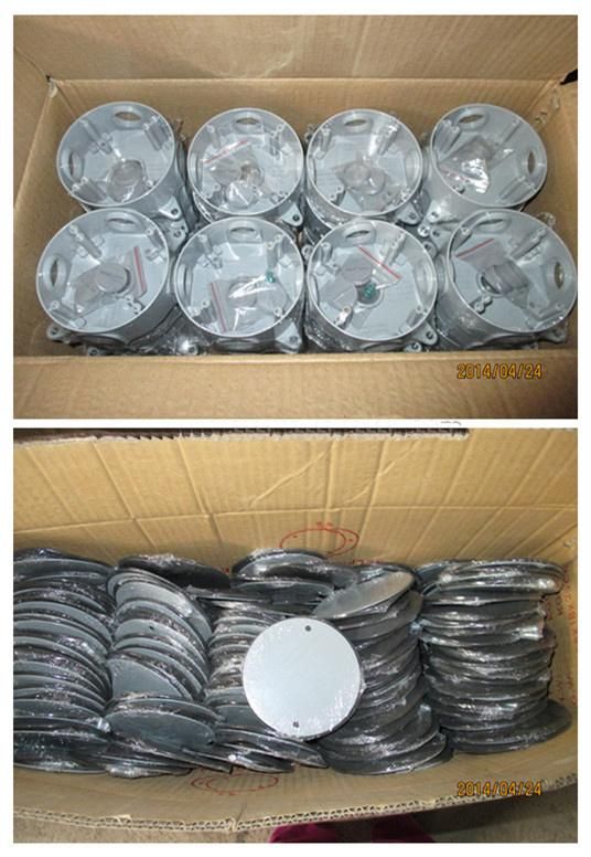 UL 514A 1/2′′ Electrical Round Weatherproof Box Supplier Price