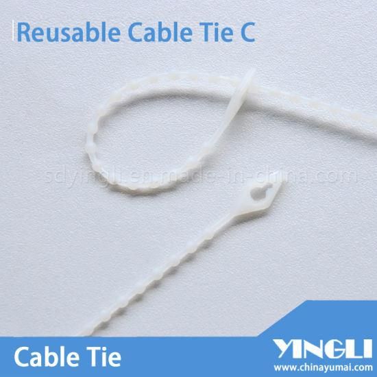 Reusable PA66 Nylon Cable Tie for Commodity Use