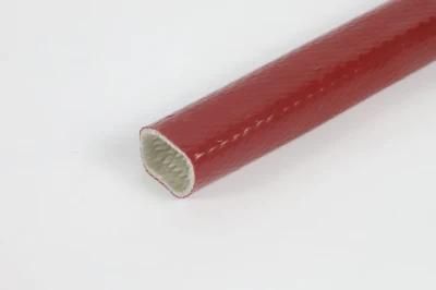 High Temperature Resisting Heat Insulation Hose Wrap Heat Shield High Silicone Rubber Coated Fiberglass Pyrojacket Fire Sleeve