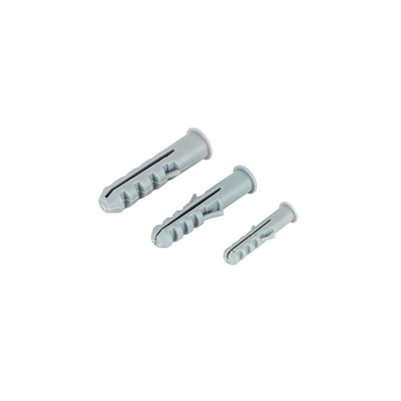Plastic Expand Insulation Plug Fixing Screw Nylon Expand Nail Plastic Expandable Grey Anchor Wall Plug