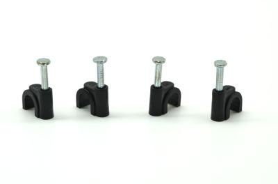 Nail in Cable Clips PE Round U-Type Nails