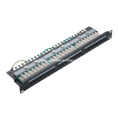 19&quot; 24 Port STP Cat. 5e/Cat. 6 Patch Panel