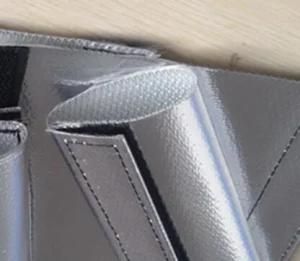 Aluminum Foil Glass Fibre Radiant Heat Cover Heat Reflective Sleeves and Mat Protector Applied for Medical Production ISO