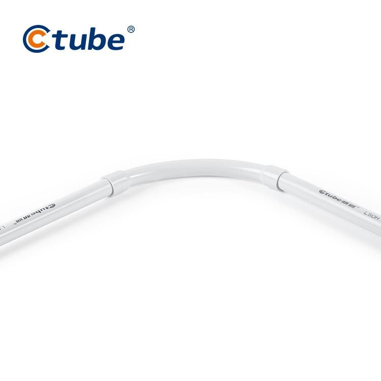 Grey PVC Electrical Conduit Pipe Fitting 90 Degree Sweep Bend