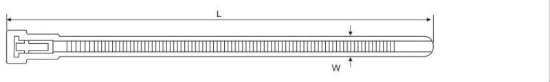 100 PCS/Bag Manufacturer Good Quality Ht-4.8*160 Nylon Cable Tie with TUV