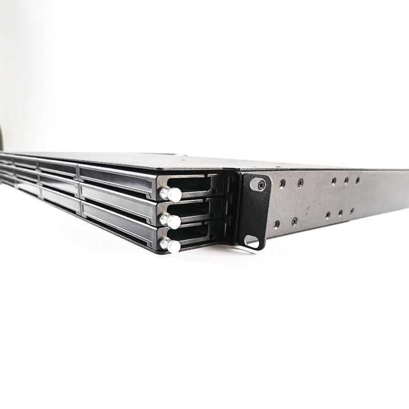 Abalone EU/Us Standard 144ports 19 Inches Black Pull-Pull Type Optical Fiber Patch Panel