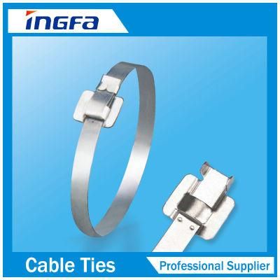 Metal Releasable Detectable Stainless Steel Cable Ties in Heavy Duty