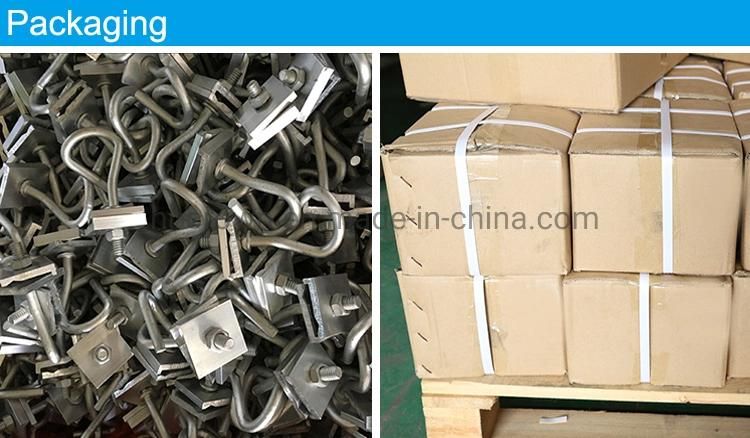 Drop Cable Instalations Galvanized Steel RAM Horn Span Clamp