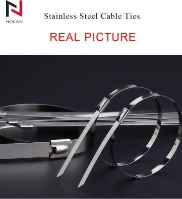 High Quality Free Sample PVC 201/304/316 Stainless Steel Cable Ties