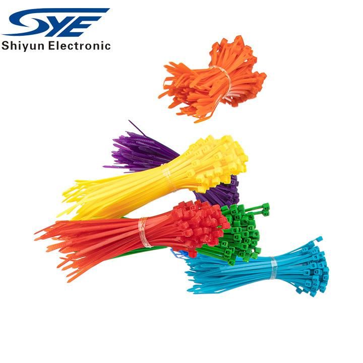 2022 Shiyun High Quality Tie Wrap Zip Accessories Self-Locking Nylon Cable Tie