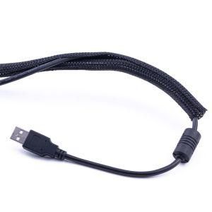 Self-Closing or Flame-Retardent Polyester Woven Sleeve Hose Soft Tube Protector Applied in Automotive
