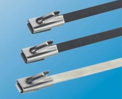 Heavy Duty Marine Use PVC Coated Stainless Steel Cable Tie Self Locking