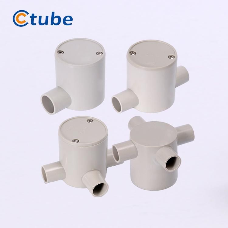 PVC Electrical Pipe Fitting Box One Way Deep Junction Box