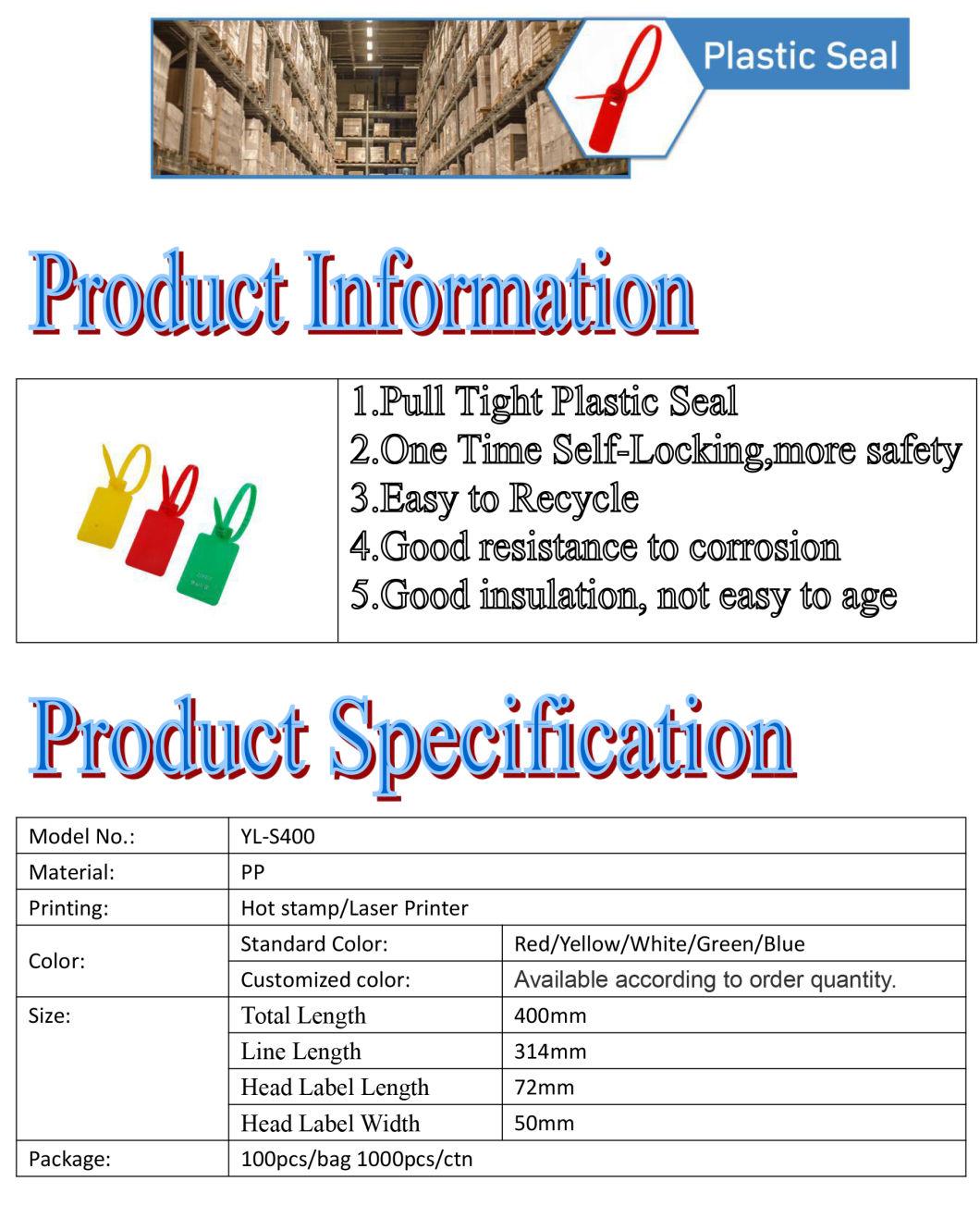 Adjustable Plastic Seal for Container and Trucks (YL-S400)