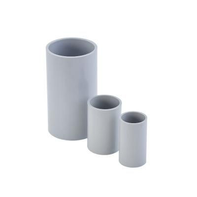 20mm 25mm 50mm Rigid Conduit Fittings PVC Electrical Soild Coupling