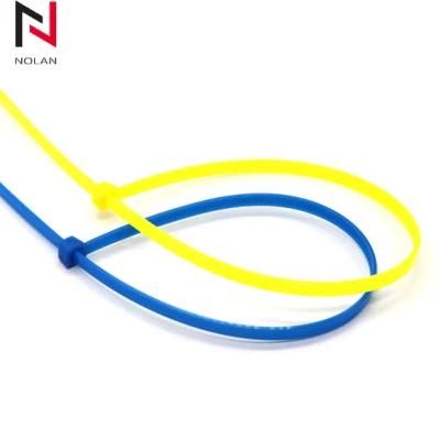 Nylon 66 Colored Plastic Zip Cable Tie Nylon Clamp 2.5 mm Width Plastic Zip Cable Ties