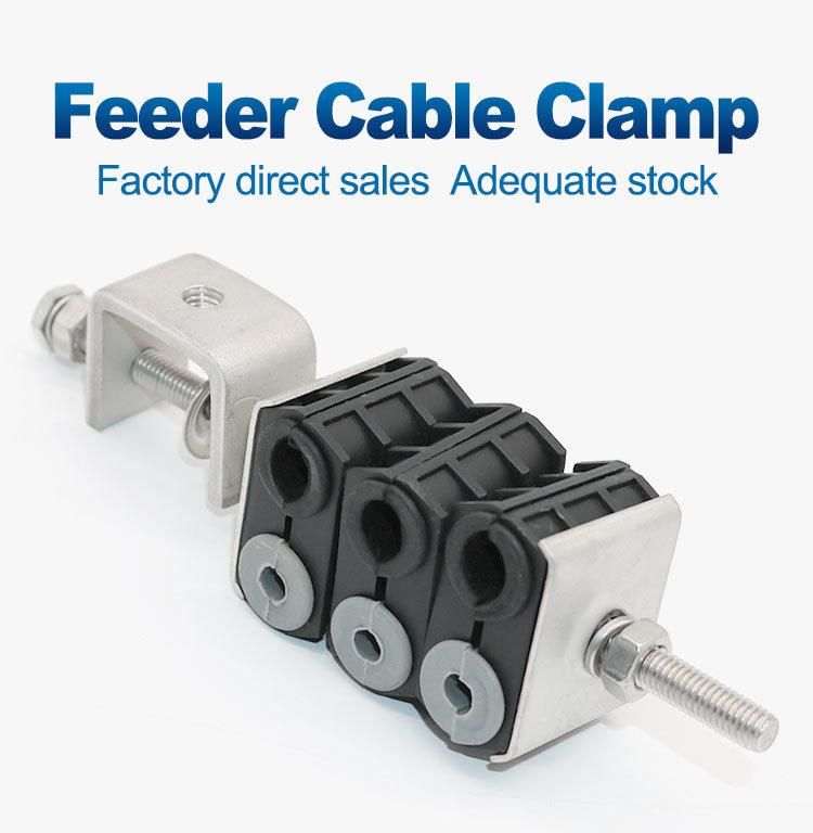 Stainless Steel Feeder Cable Clamp for Cell Tower