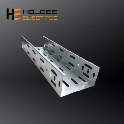 Pre Galvanized Perforated Cable Tray Slotted Cable Tray