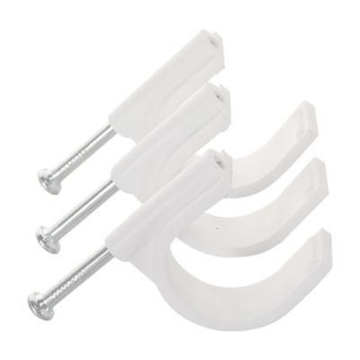 Manufacturer 5 mm Plastic PE Flat Wire Nail Cable Clip