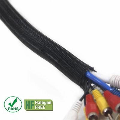 Heat-Absorbing and Wear-Resistant Pet Wrappable Split Braided Wire Winding