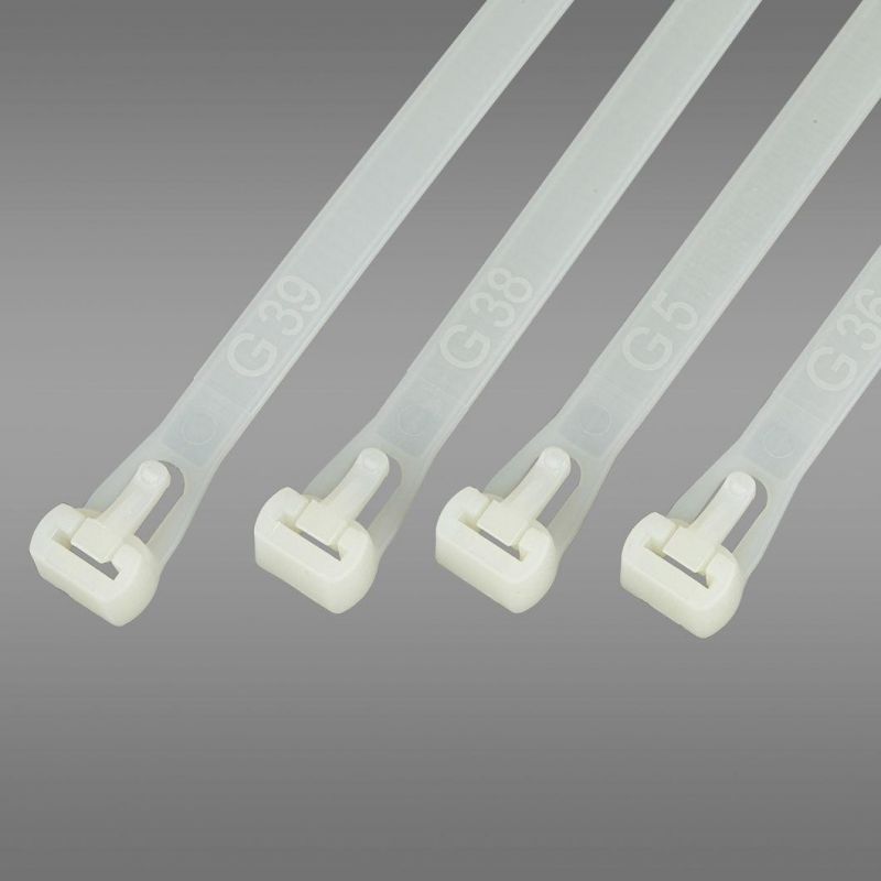 Nylon 66 PA66 Plastic Wire Straps Releasable Nylon Cable Tie