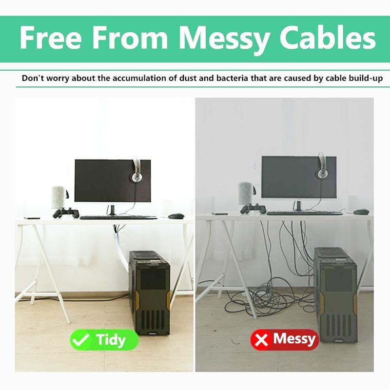 Reusable Zipper Cable Tidy Sleeving for Cable Management