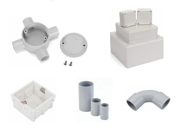 AS/NZS 2053 Connector PVC Electrical Conduit Pipe Fittings Solid Elbow