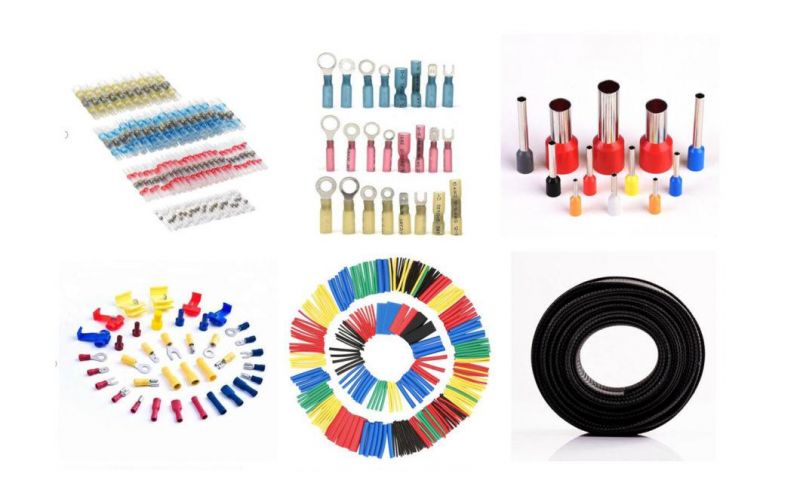 Insulated Colorful Single Wall Heat Shrink Sleeve Tube Set