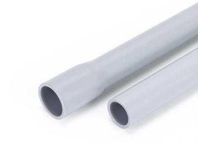 En61386 Certified Black Waterproof PVC House Wiring Electrical Pipe Conduit