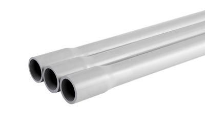 Fire Rated 4&quot; Grey Electrical PVC Pipe Conduit Pipes for Electrical Wiring