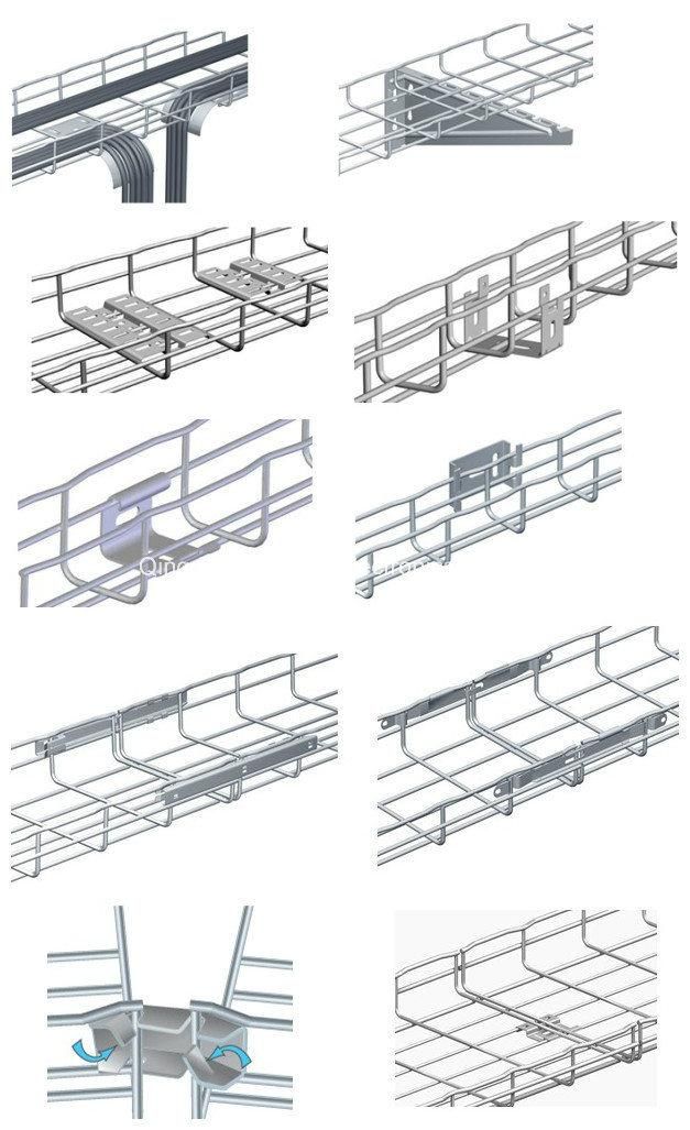 50*100mm Wire Mesh Cable Tray