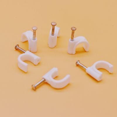 Electrical Appliance Cable Fixed Wire Accessories R Type Clips Plastic Clip with Cheap Price