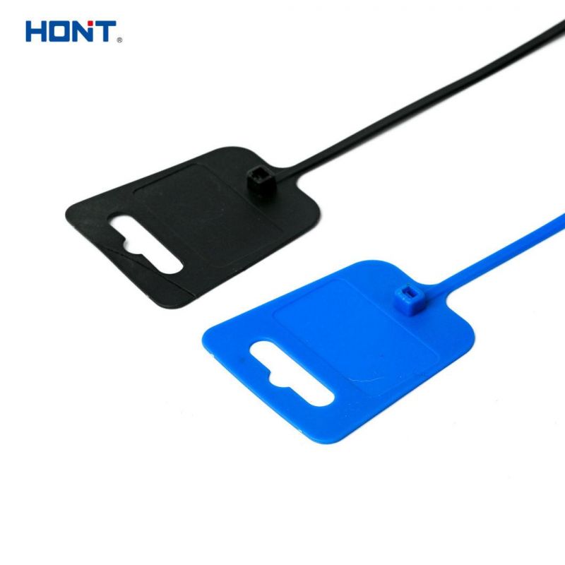 Blue Ht-165mt Plastic Marker Ties with SGS, UL Ce