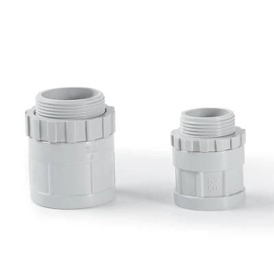 PVC Electrical Conduit Fittings Male Adapter with Lock Ring