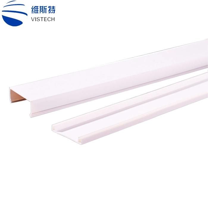 Waterproof Fire Resistant Various Size White Plastic Electrical PVC Cable Trunking