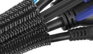 Easy to Install, Installation Self Closing and Open Tubular Shape Pet PA Knitted Sleeves Mechanical Protection