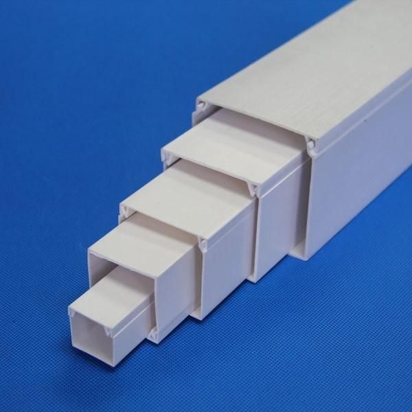 25X16mm Plastick PVC Trunking Cable Duct