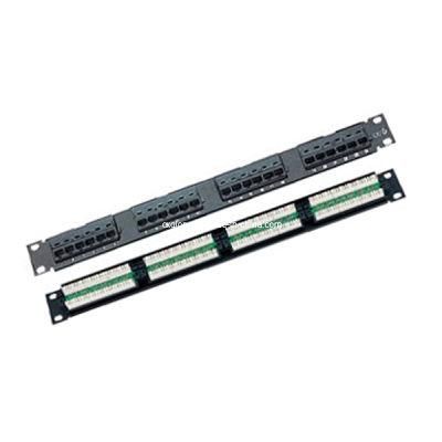 24 Port UTP Cat. 5e AMP Type Patch Panel