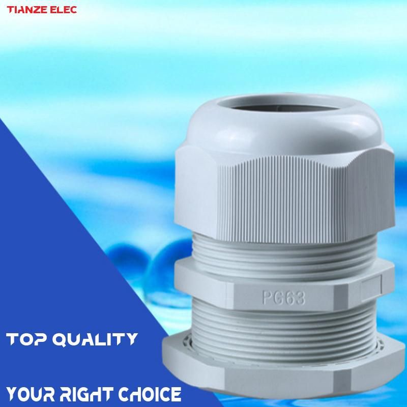 Pg63 IP68 Waterproof Grade Nylon Cable Gland