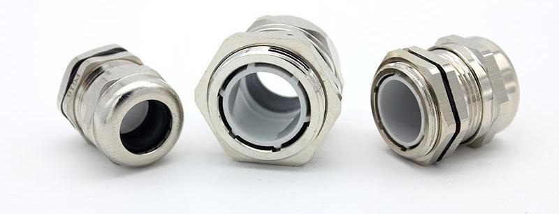 Jxljq Hot Sell Through Type Waterproof Brass Cable Gland