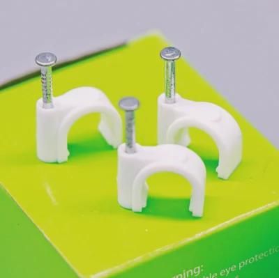 SGS Hanger Telecom Equipment Adhesive Cable Plastic Clip with RoHS Low Price