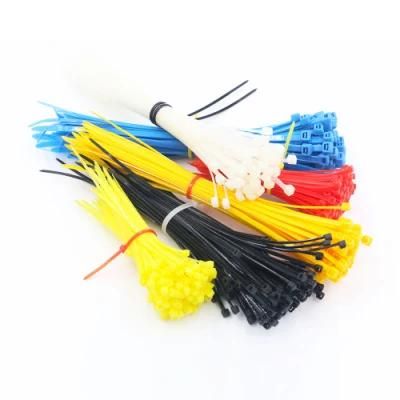 2.5*100 mm Heat Stabilized Resistance Plastic Tie Straps Self Lock Type Nylon 66 Cable Ties