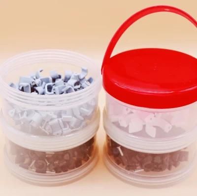 Factory Electrical Appliance PE Plastic Ring Clamp Drop Desk Organizer Ferreteriay Cable Clip