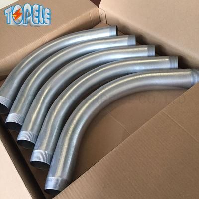 UL Listed Galvanized Steel Conduit Fittings Rigid Conduit 90 Degree Elbow