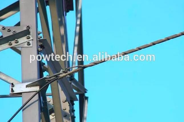 Hot DIP Galvanized Steel 50 Kn Clevis Thimble Cable Clamp