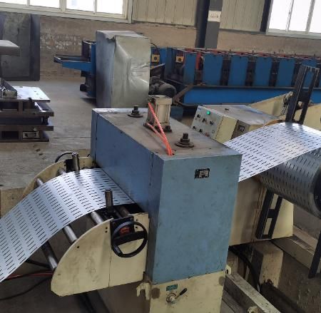 SS037 Perforated zinc-aluminum-magnesium coated steel coil for producing cable tray