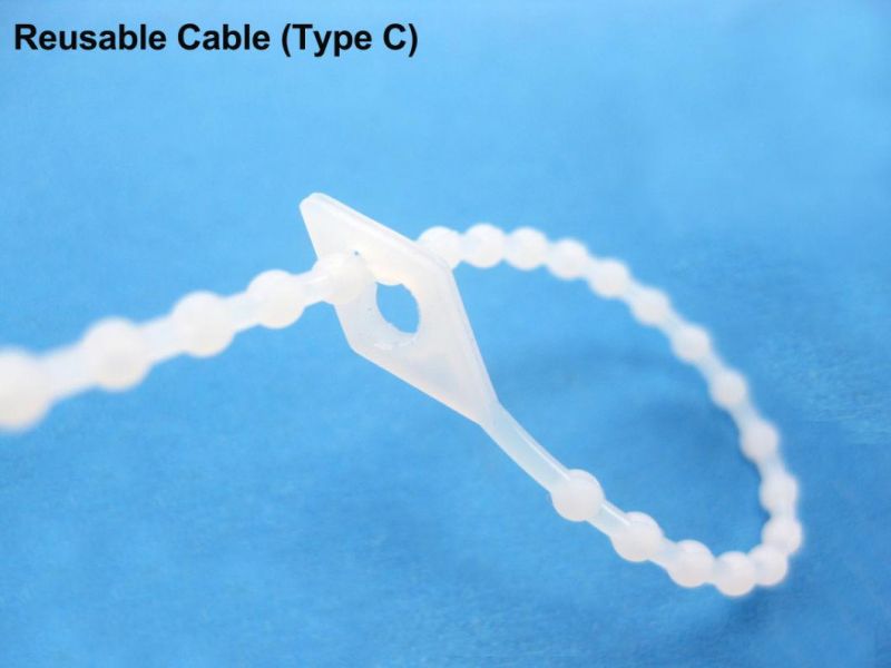 Reusable PA66 Nylon Cable Tie for Commodity Use