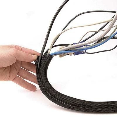 Eko 3mm Self Wrapping Braided Sleeving for Post-Termination Cable Organisation