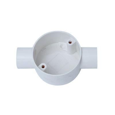 PVC Pipe Flame Retardant Electrical Through Way PVC Pipe Fitting